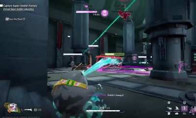 Jeff devouring an INVINCIBLE PULSE CANNON