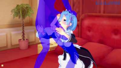 Emilia and Rem unleash their passion on a blissed-out Subaru in Natsuki's steamy Re:Zero hentai. Get ready for a wild and intense ride!