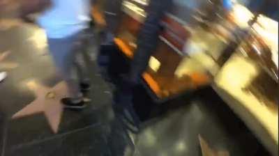 Livestreamer starts fight gets teeth knocked out.