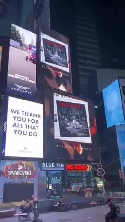 #Kashmir makes it to Times Square in New York. As #YoumeIstehsal approaches on 5th August, Kashmiris, Pakistanis and conscientious people across the world will protest against India’s illegal action.