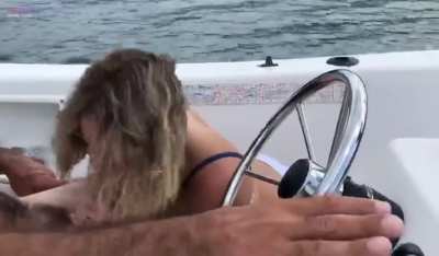 Your buddy has a boat and has made a rule that the captain can choose anyone for a BJ at any time. Somehow he always chooses your girl. But the boat parties are so much fun that your girl still wants to go again...