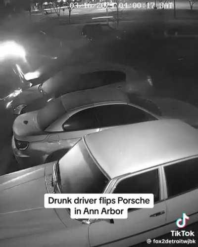 Didn't know cars could fly... sideways.