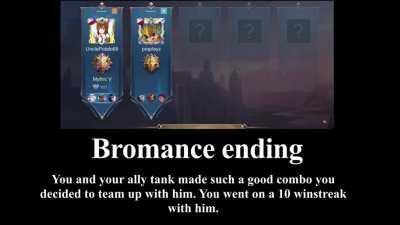 I’m back again but this time with ALL MAGE ENDINGS. Subscribe if you enjoy my content! Link below