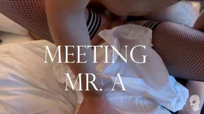 A doll getting fucked hard while sucking my owners dick. What could be better than sharing a slave?