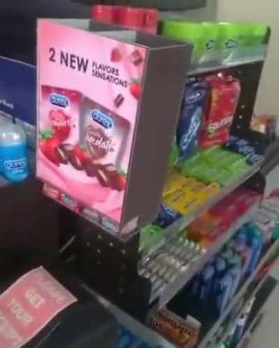 He just wants to get a nice present for his teacher.