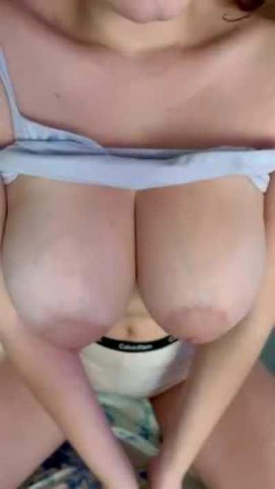 i can't decide... do my boobs bounce better when i pull my bra off from the bottom or the top?