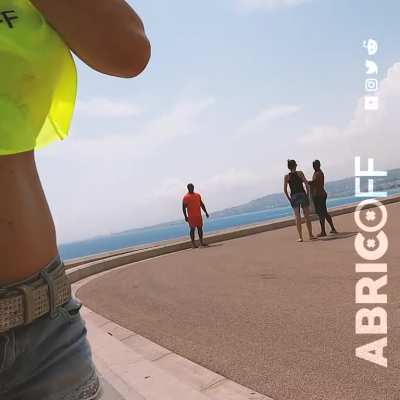 I think some liked the wind and the water on my t-shirt