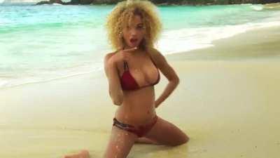Rose Bertram Takes Topless Dancing To Another Level | Outtakes | 2015