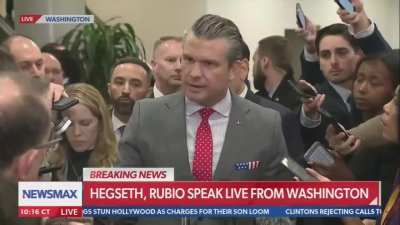 Pete Hegseth says 