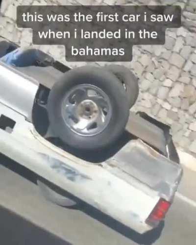 He must’ve named his car ‘dinnerbone’