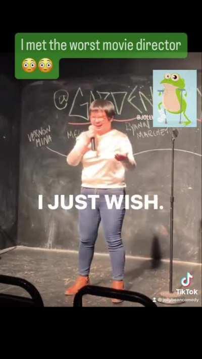 I met the worst movie director