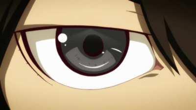 Senjougahara breaks the 4th wall [Bakemonogatari]