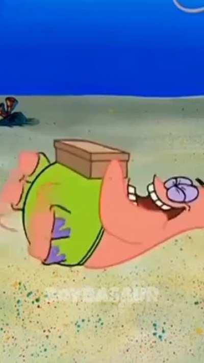 you haven't seen the full video have you, squidward?