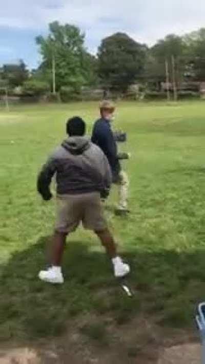 Punched tf out of him