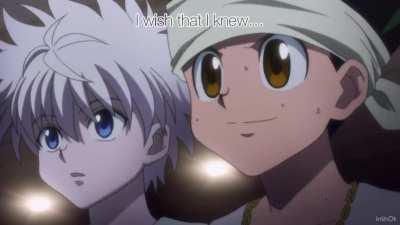 Found that angelic TikTok audio that also sounds like Gon & Killua, and made a music video to it (anime spoiler)