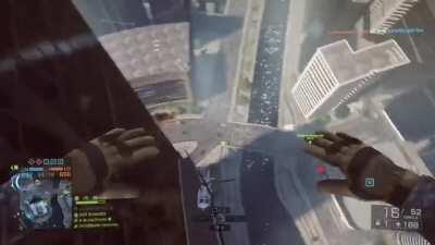 [BF4] James Bond saves the enemy Huey (with music)