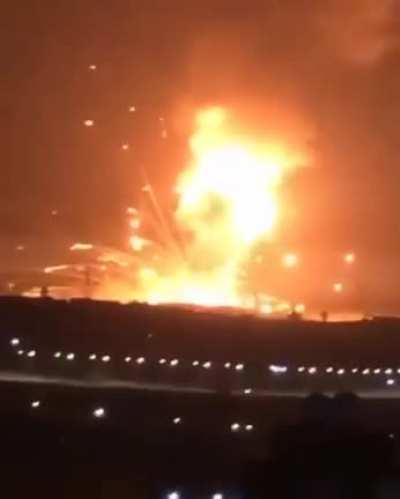Huge explosion east of zarga, 2 dead & 3 injured at least