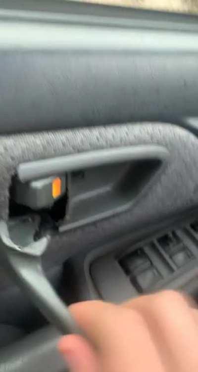 Door handle broke when i got to work this morning :)