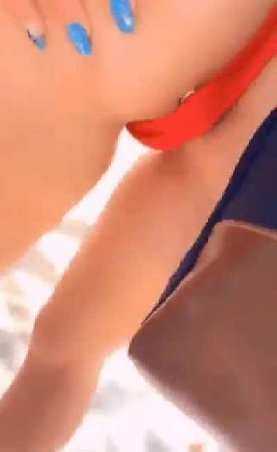 Butt Plug on The Beach