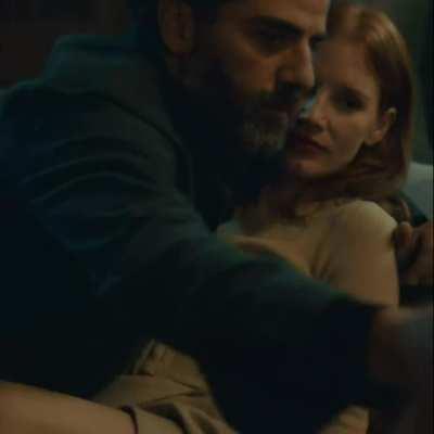 Jessica Chastain having her boob groped