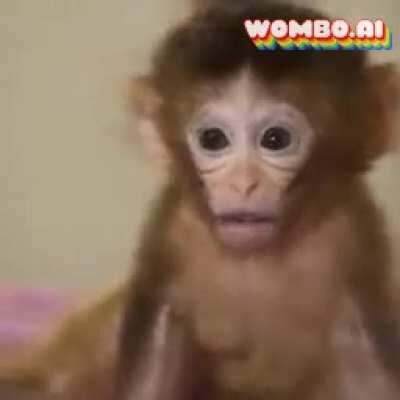 Monke plays shoot shoot game