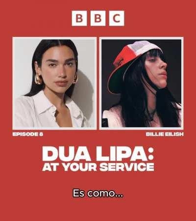 En una charla con Dua lipa, Billie Eilish dice que su show en Argentina fue uno de los mejores de su vida. 