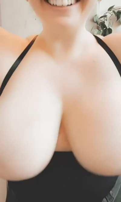 They are always bigger when they are bouncing, no?