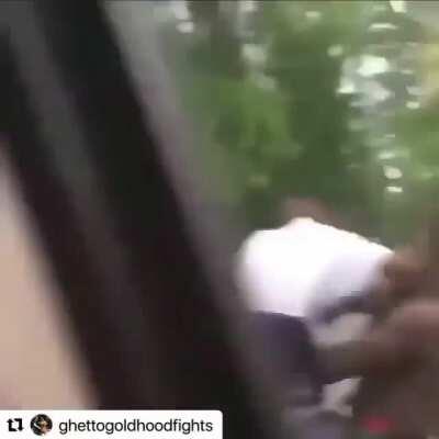 Bro got beat up by someone in a wheelchair💀