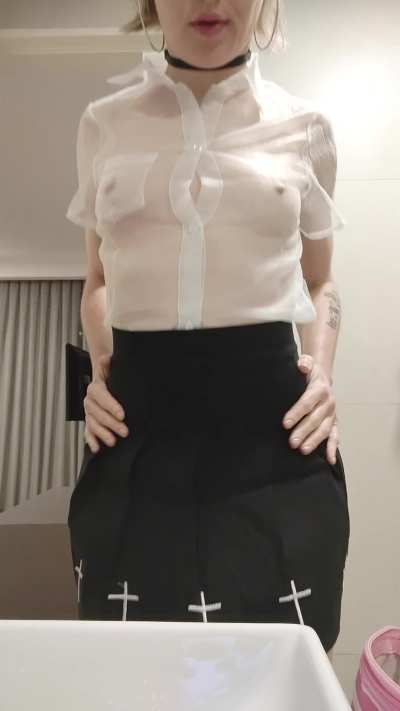 I am small, mischievous, and wear clothes that leave nothing to the imagination.