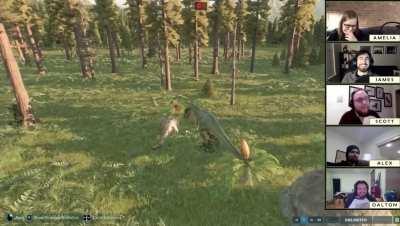 Paleontologists react to JWE fighting mechanics