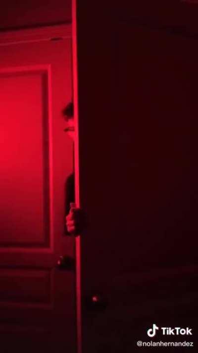 When you try to sneak out