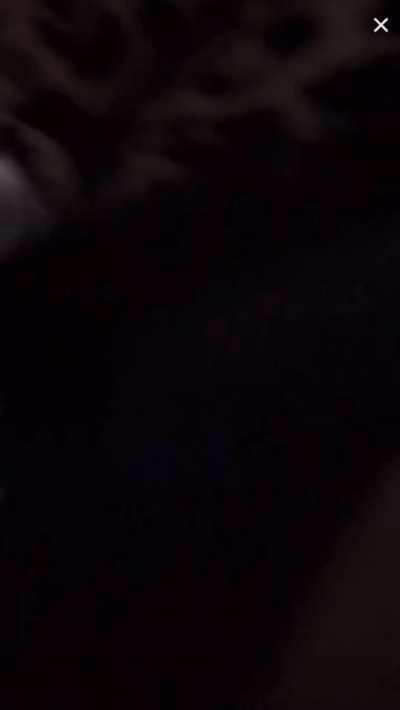 Caught playing with herself