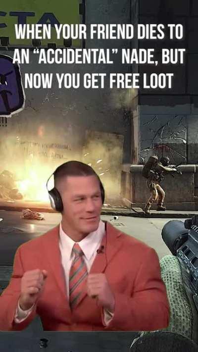 “Bad nade, sorry!”