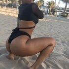 Mizz Twerksum Short Thong photoshoot twerk