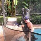 In other Florida news, This maniac pulled a monster gator out of my sister’s pool this morning.