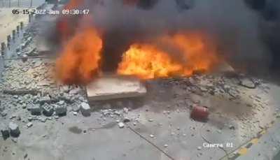 Petrol station in Saudi Arabia