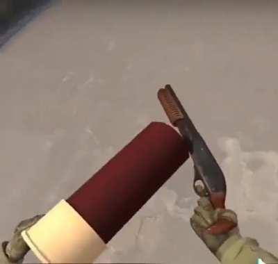 Punch it until it fits 