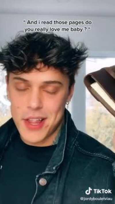 I have such a raging crush on him he makes me vagina giggle