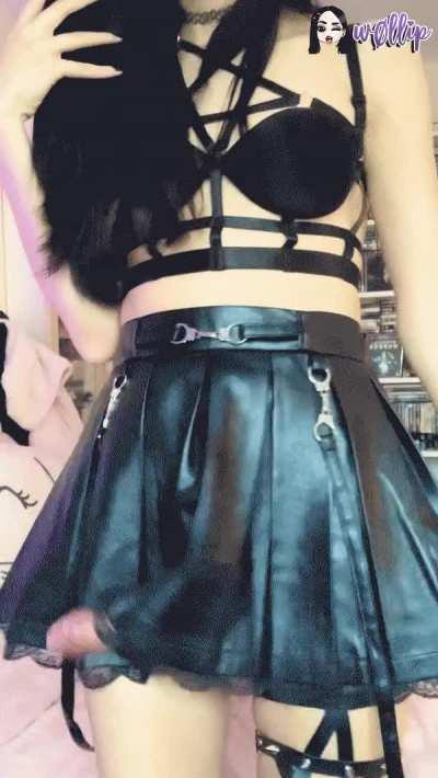 I think my skirt is a little short... think anyone will notice? 👀