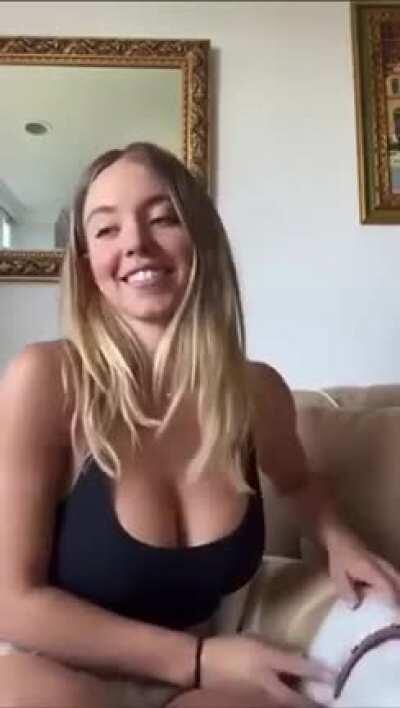 some moments from her ig live (slow motion)