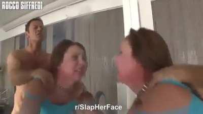 Roughing it up in front of a mirror