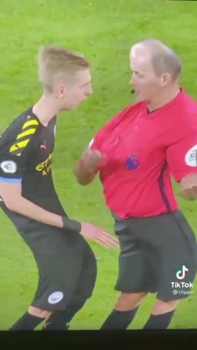 And you get a yellow card