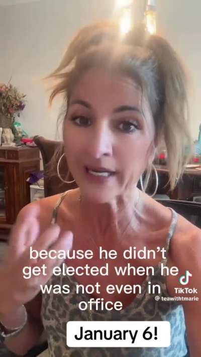 She said this with her whole chest