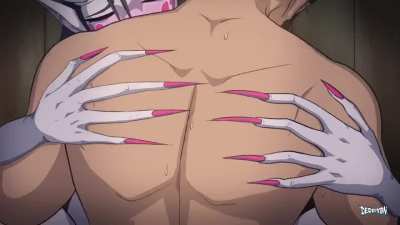 Backshots anime devil