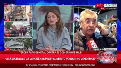 Empresario comenta en C5N, que va a tener que salir a robar, secuestrar gente o vender droga si esto continua asi.