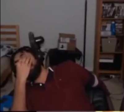 Me when I hear amogus joke for the 137th time