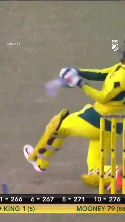 Who says you can't multitask in cricket?