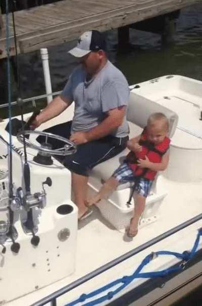 HMJB I'm sitting in a boat