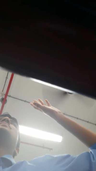 He is everywhere even in school classes