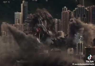 Ghidora got arms for the first time and put them to work